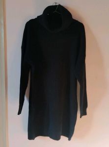 Black Turtleneck Sweater Dress