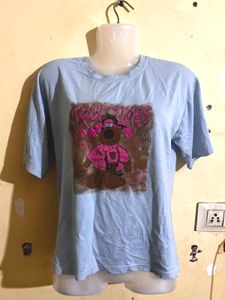 Cartoon Print T-shirt