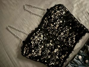 chain corset top