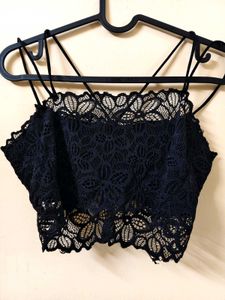 Lace Bralette Crop Top