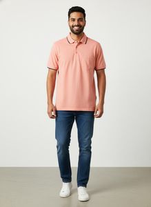 Men's Coral Polo T-Shirt
