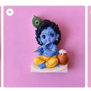 Cute Krishna Idol Statue unpainted