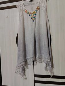 Embellished Boho Chic Tunic Top
