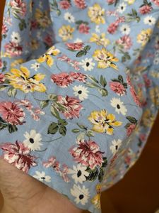 Floral Blue Dress
