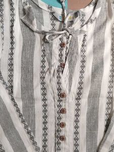 Stylish Striped Kurta Set