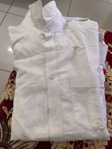 Classic Cream Button-Down Shirt