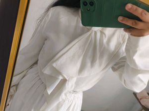 Korean White Ruffle Shirt 🔥