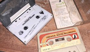 Two 1980s Boney M. audio cassettes