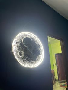 Luxury Big Wall Moon Lamp