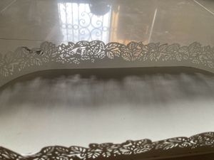 Decorative White Tray