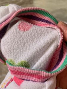 Baby Girl's Cute Heart Print Onesie