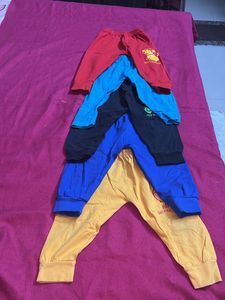 Set Of 5 Jogger Pants