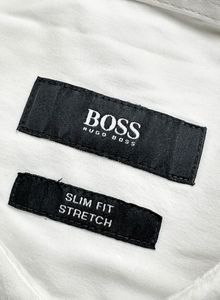 Authentic HUGO BOSS Slim Fit White Dress Shirt
