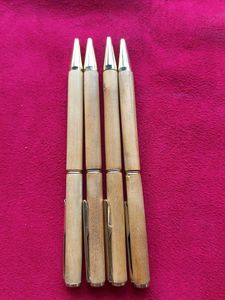 Set of 4 Wooden Ballpoint Pens