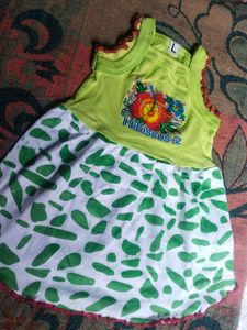Cute Hibiscus Dress for Toddlers