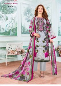 Beautiful Floral Print Dress Material