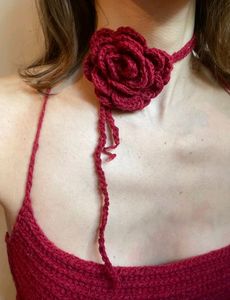Crochet Choker/ Hair /Hand Accessory
