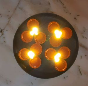 💥 Sensor Diya Pack Of 12 Water Drope In Diya And Start