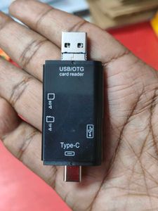 Six-in-One OTG Card Reader with Type-C and USB