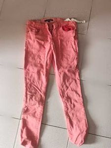 Coral Skinny Fit Pants