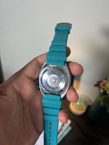 Seiko Automatic Mod Watch – Tiffany Blue