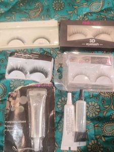 False Lashes &amp; Adhesive Lot