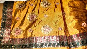 Elegant Gold Silk Saree