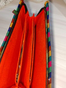 Beautiful Multicolored Peacock Purse