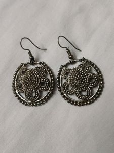 Beautiful Silver Oxidised Earrings