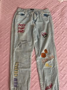 ⭐️Y2K affirmations jeans⭐️