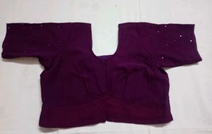 HAND MADE MIRROR WORK SAREE💜