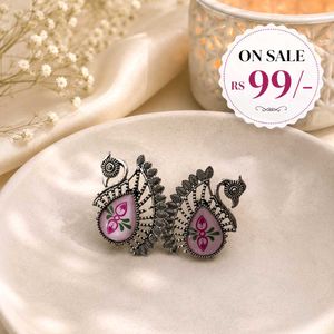 Peacock Design Ethnic Earrings