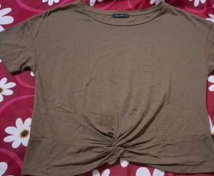 UltraSoft Mocha Knot T-Shirt