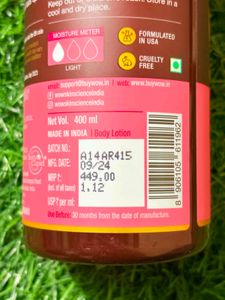WOW Himalayan Rose Body Lotion 400ml