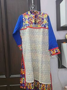 Vibrant Embroidered Kurta