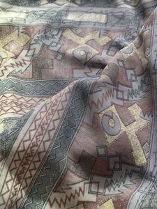 Elegant Grey Saree with Gold &amp; Maroon Accents
