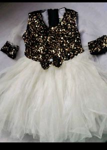 Sparkling Sequins Kids Party Dress