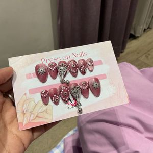 Navratri nails, Gothic Charm Press-On Nails