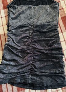 Savana Sparkly Ruched Mini Dress