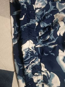 Floral Ruffle Crop Top