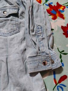 HOP Baby Denim Shirt - Classic Style