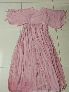 Pink Embellished Maxi Dress
