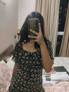 Cute Floral Print Dress