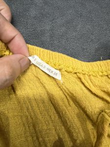 Mustard Yellow Button Front Maxi Dress