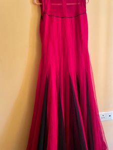 Stunning Pink &amp; Black Gown