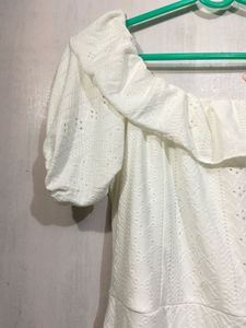 White Off-Shoulder Dress