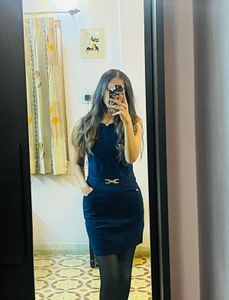 Navy Blue Bodycon Dress