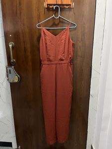 Elegant Rust Jumpsuit