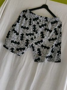 Batman Bat Print Lounge Shorts
