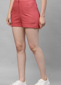Coral Pink Casual Shorts 🪸